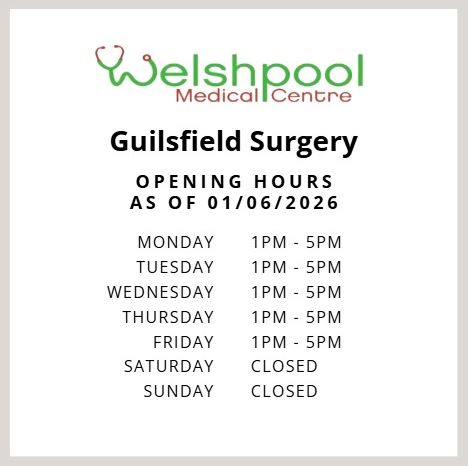 Guilsfield New Opening Hours 