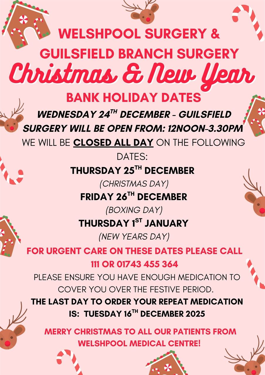 Christmas Opening Hours 