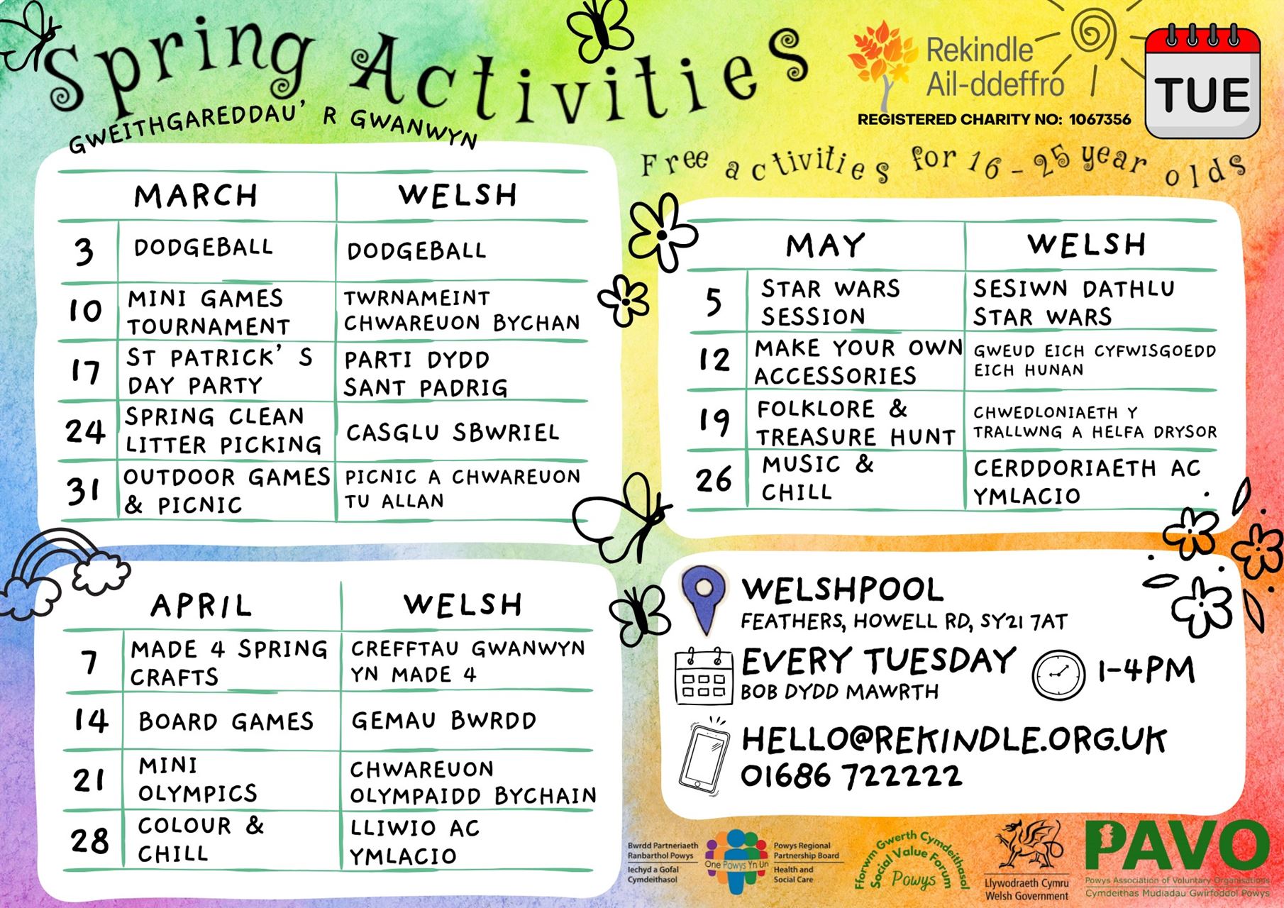 Spring Activities 2026 