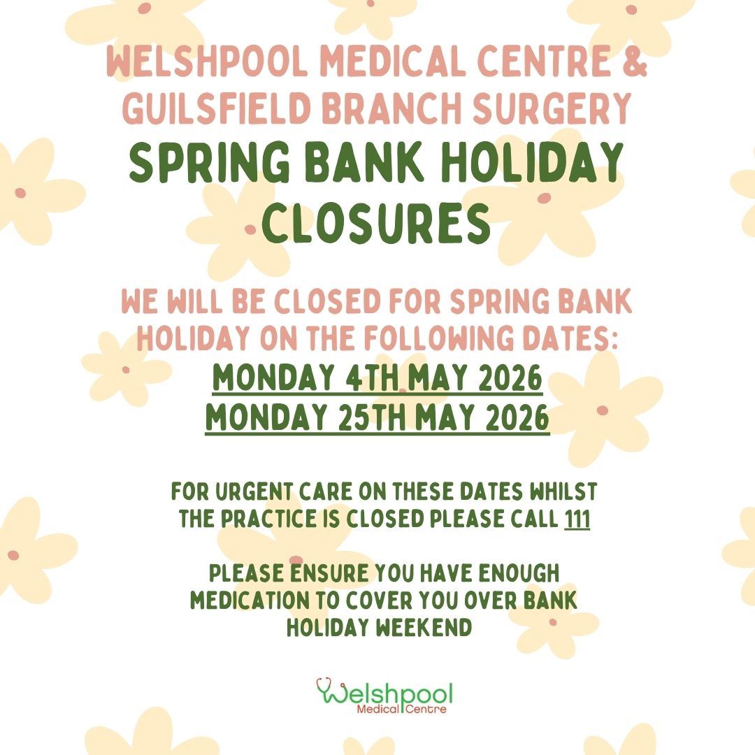 Spring Bank Holiday Closures 