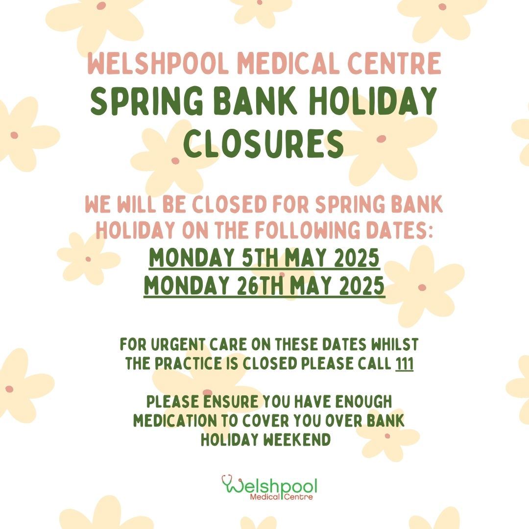 Spring Bank Holiday Closures